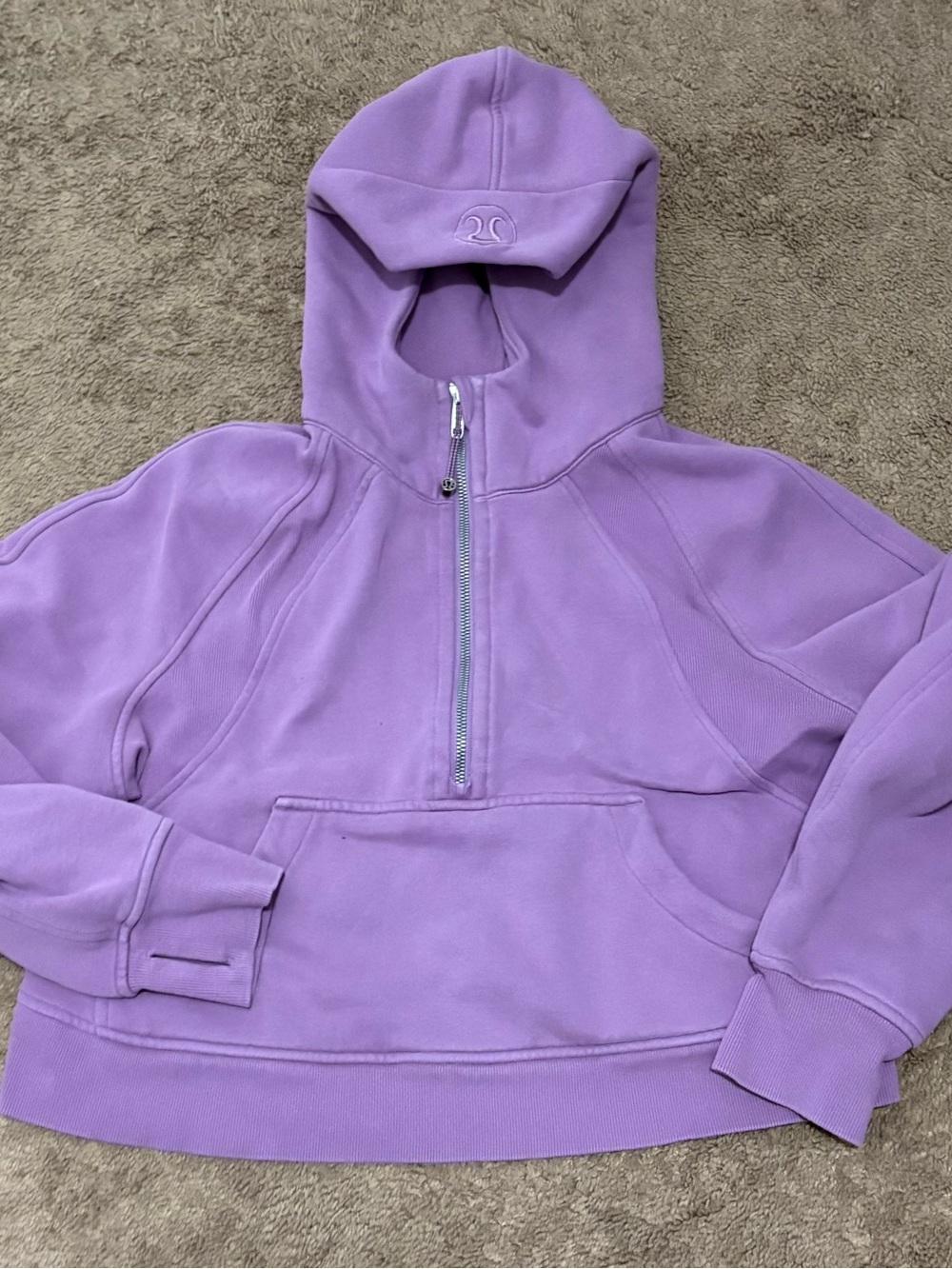 lululemon athletica Lavender Half-Zip Hoodie